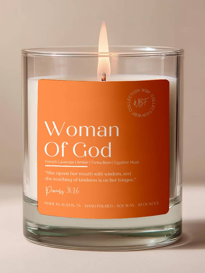 Mujeres de Dios para venta al por mayor de Walk By Faith Candles Co.