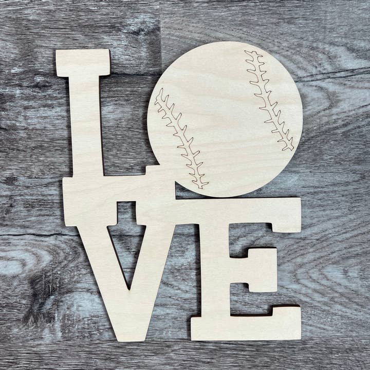 Love Blank (Baseball) for wholesale by Southern Birch Company