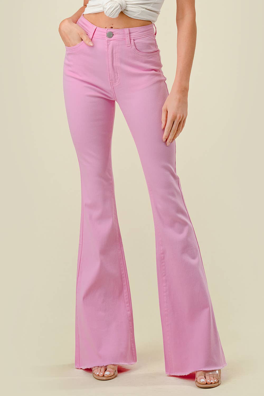 Denim Zone U.S.A. – wholesale Jeans – Women’s – BC-500 HIGH WAISTED SUPER-STRETCH WOMEN'S COLOR FLARE JEANS5