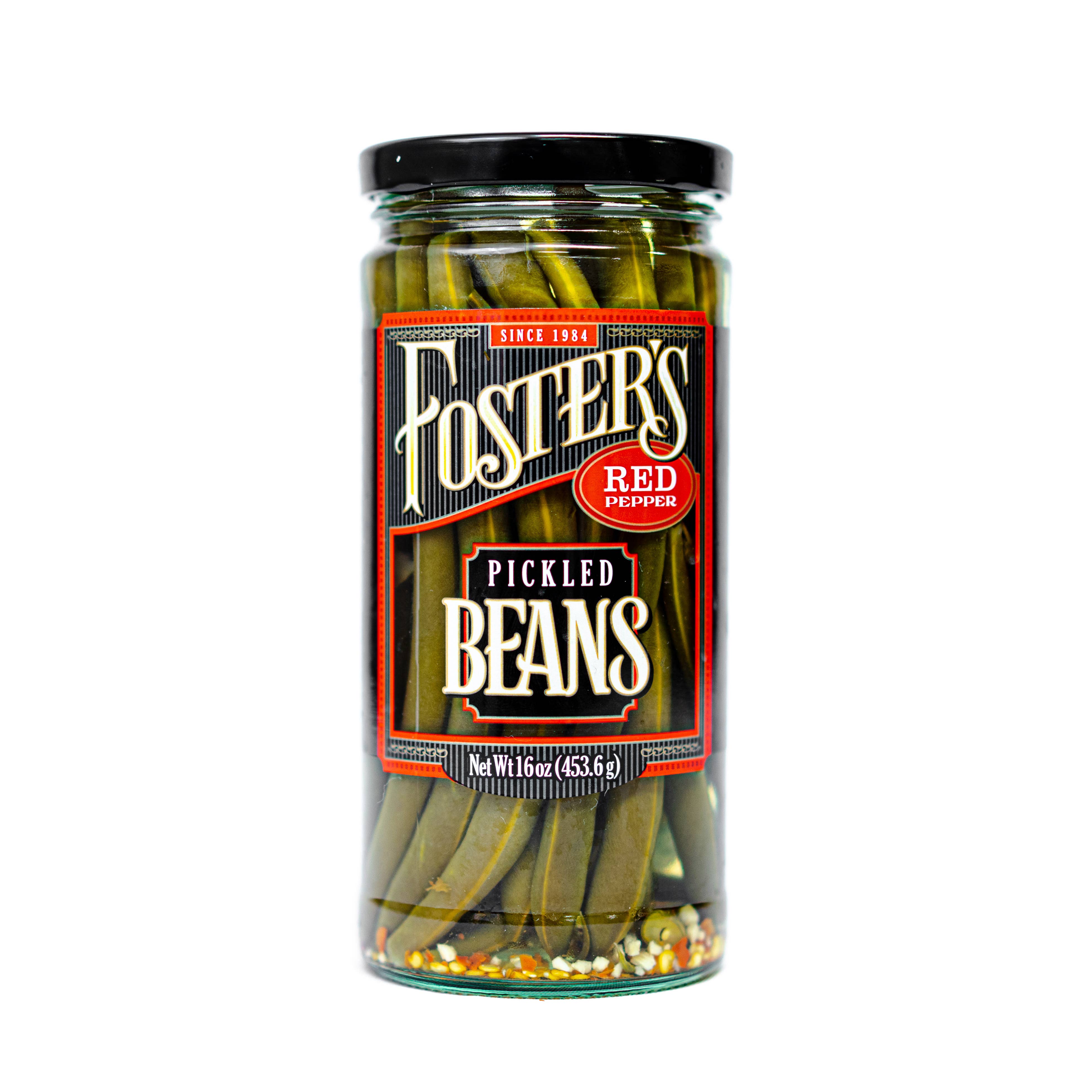Foster's Pickled Products - Wholesale Pickled Vegetables - Foster's Pickled Green Beans - 16oz (6 pack)4