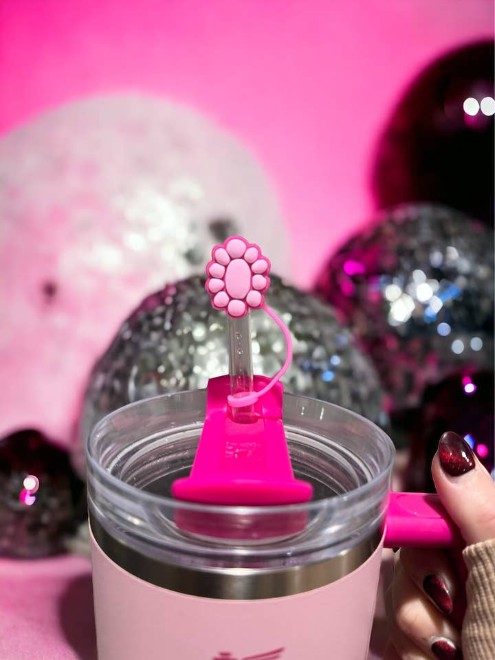 Pink Western Straw Toppers for wholesale by Nomadic Brunette