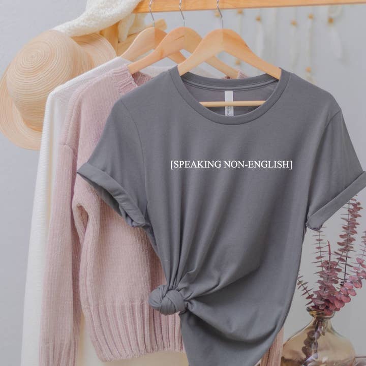 Speaking Non-English for wholesale by Mz Creations