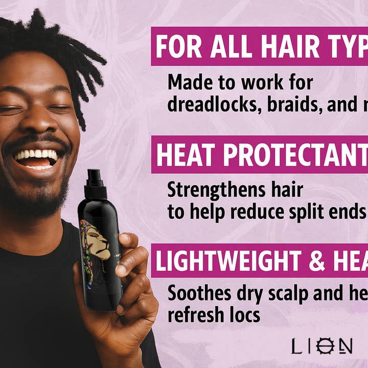 Lion Locs LLC - Wholesale Hair oil - Lion Locs Advanced Rosewater - VEGAN3