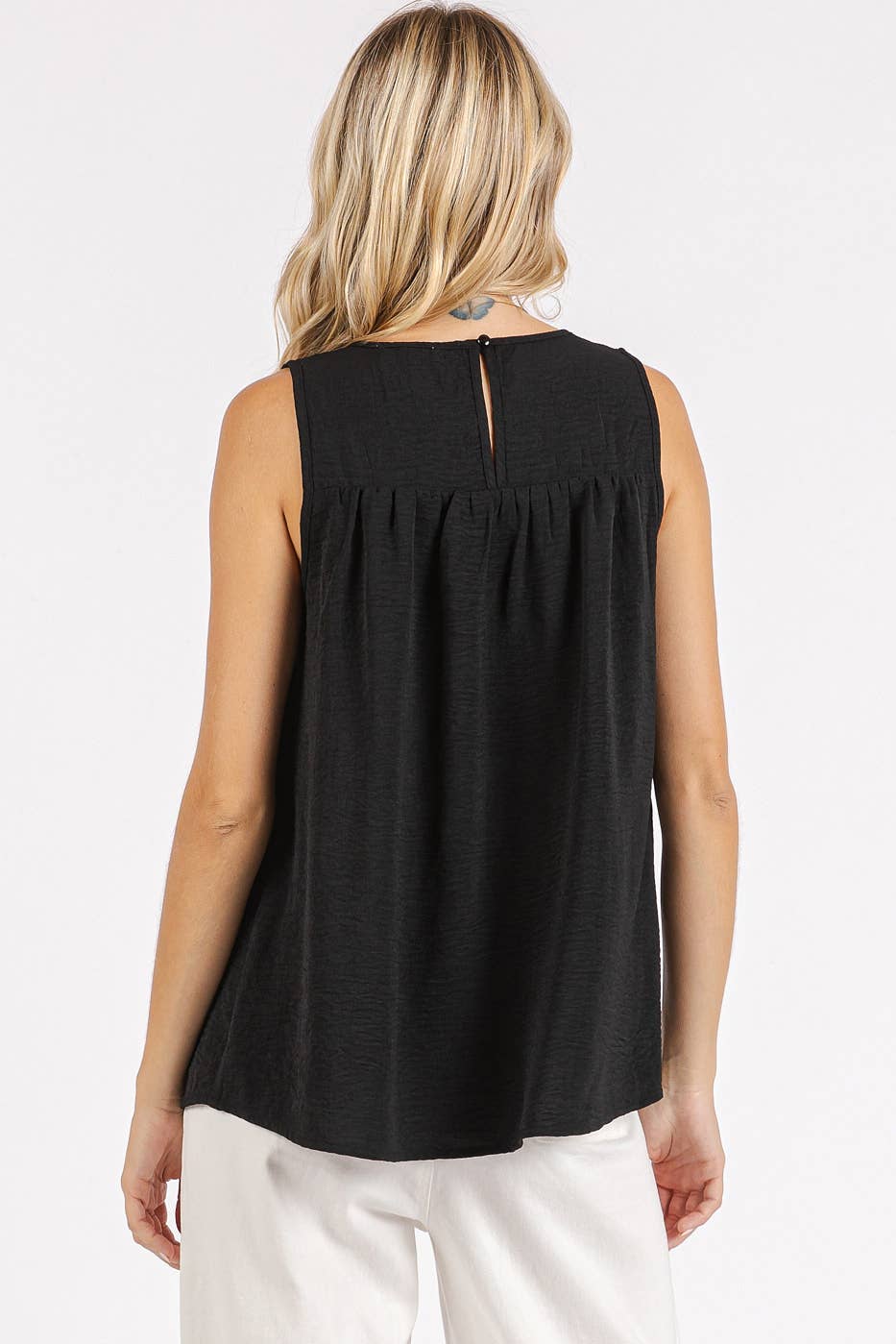 mittoshop – wholesale Blouse – Women’s – AIRFLOW SMOCKED YOKE SLEEVELESS BLOUSE20