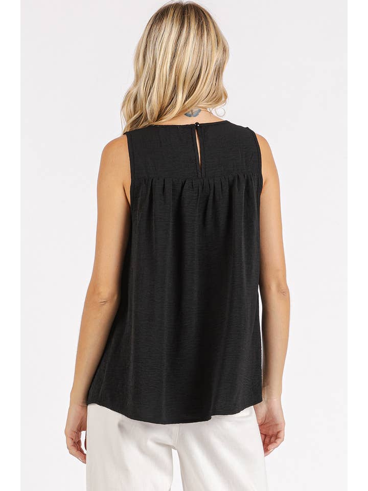 mittoshop - Wholesale Blouse - Women's - AIRFLOW SMOCKED YOKE SLEEVELESS BLOUSE20