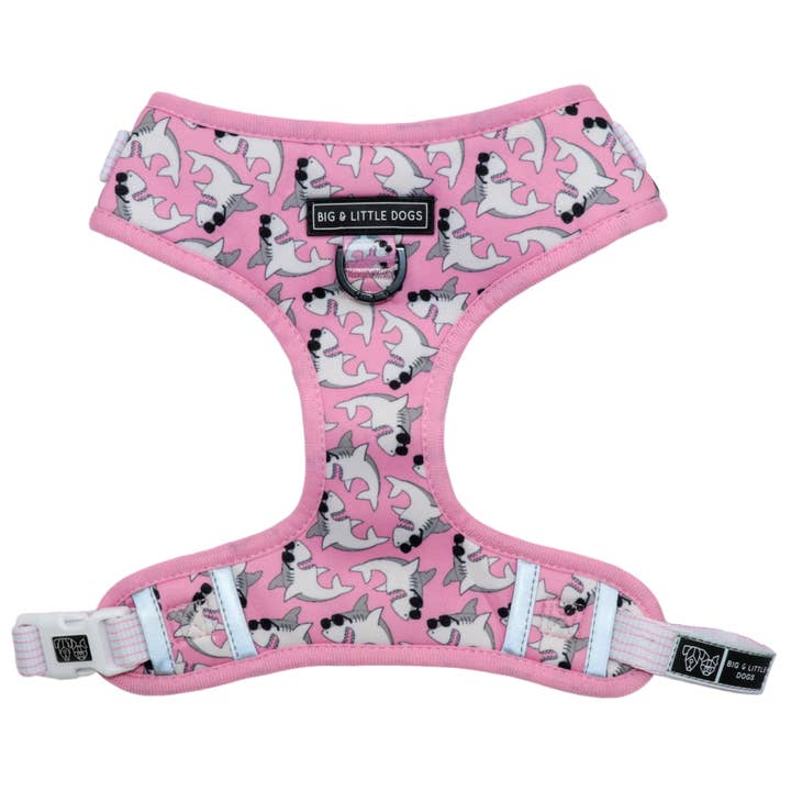 Big and Little Dogs - Wholesale Pet Harness - Dog - ADJUSTABLE DOG HARNESS: Bite Me (Pink Version) {DISCONTINUED}
