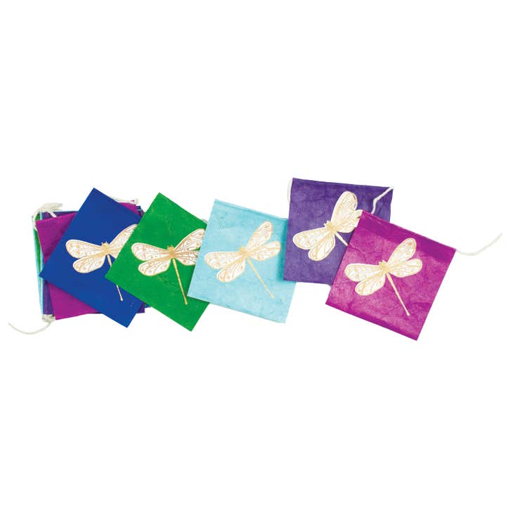 dZi Handmade - Wholesale Bunting/Garland - Dragonfly Eco-Paper Garland
