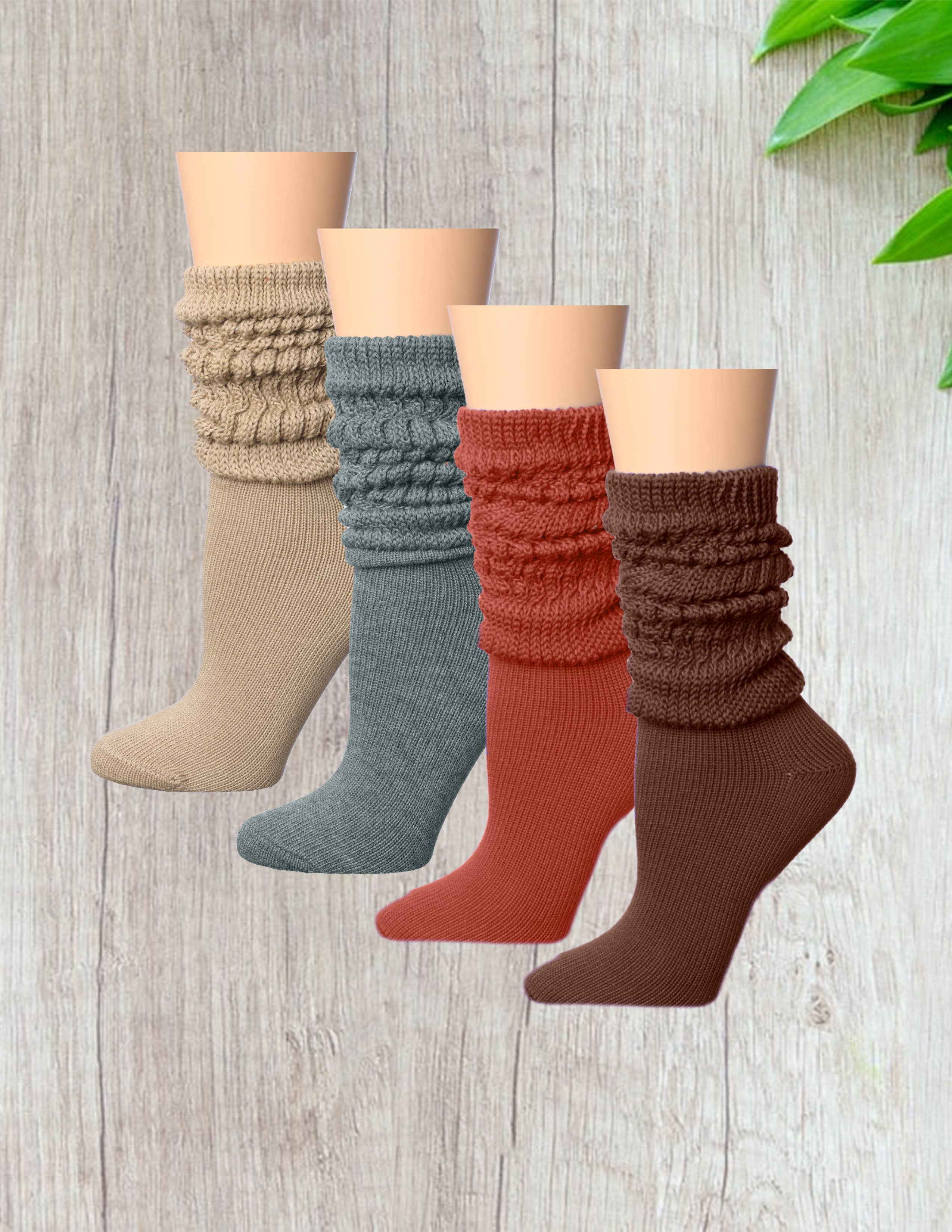 Isadora, Tipi toe, & James Fiallo - Wholesale Socks - Women's - Women's 1 Pack Tipi Toe Slouch Colored Crew Boot Sock5