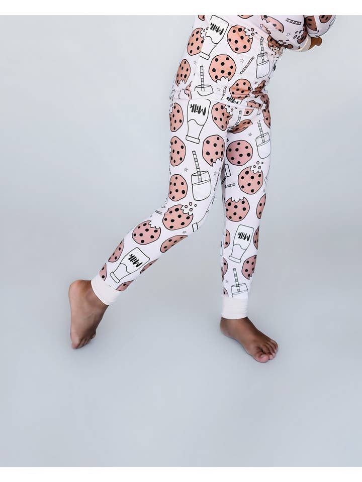 Lucky Panda Kids - Wholesale Sleepwear Set - Kids - Bamboo Kids' Two Piece Set | Milk & Cookies4