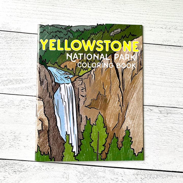 Corvidae drawings & designs – wholesale Colouring and activity book – adult – Yellowstone National Park Coloring Book6