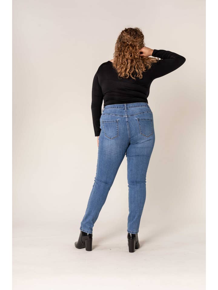 Nina Carter - Wholesale Jeans - Women's - Nina Carter curve plus size large size beautiful curve P2203