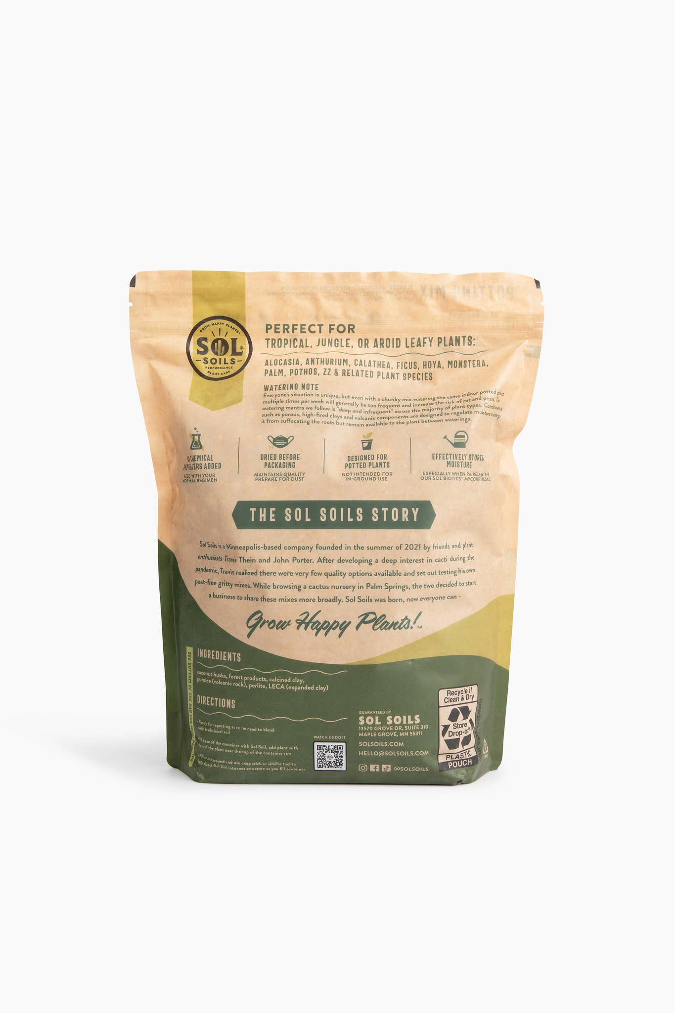 Sol Soils - Wholesale Planting/Potting Soil - Soil (1Gal) Houseplant Chunky Mix (Aroid/Tropical Mix)2