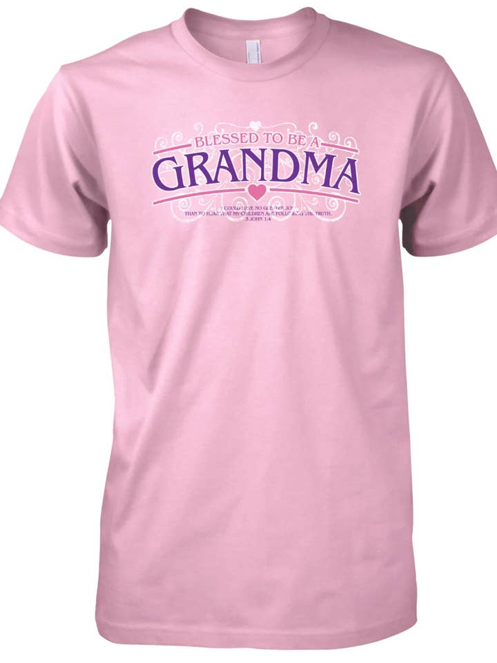 Blessed Grandma Shirt (Pink) for wholesale by Red Letter 9