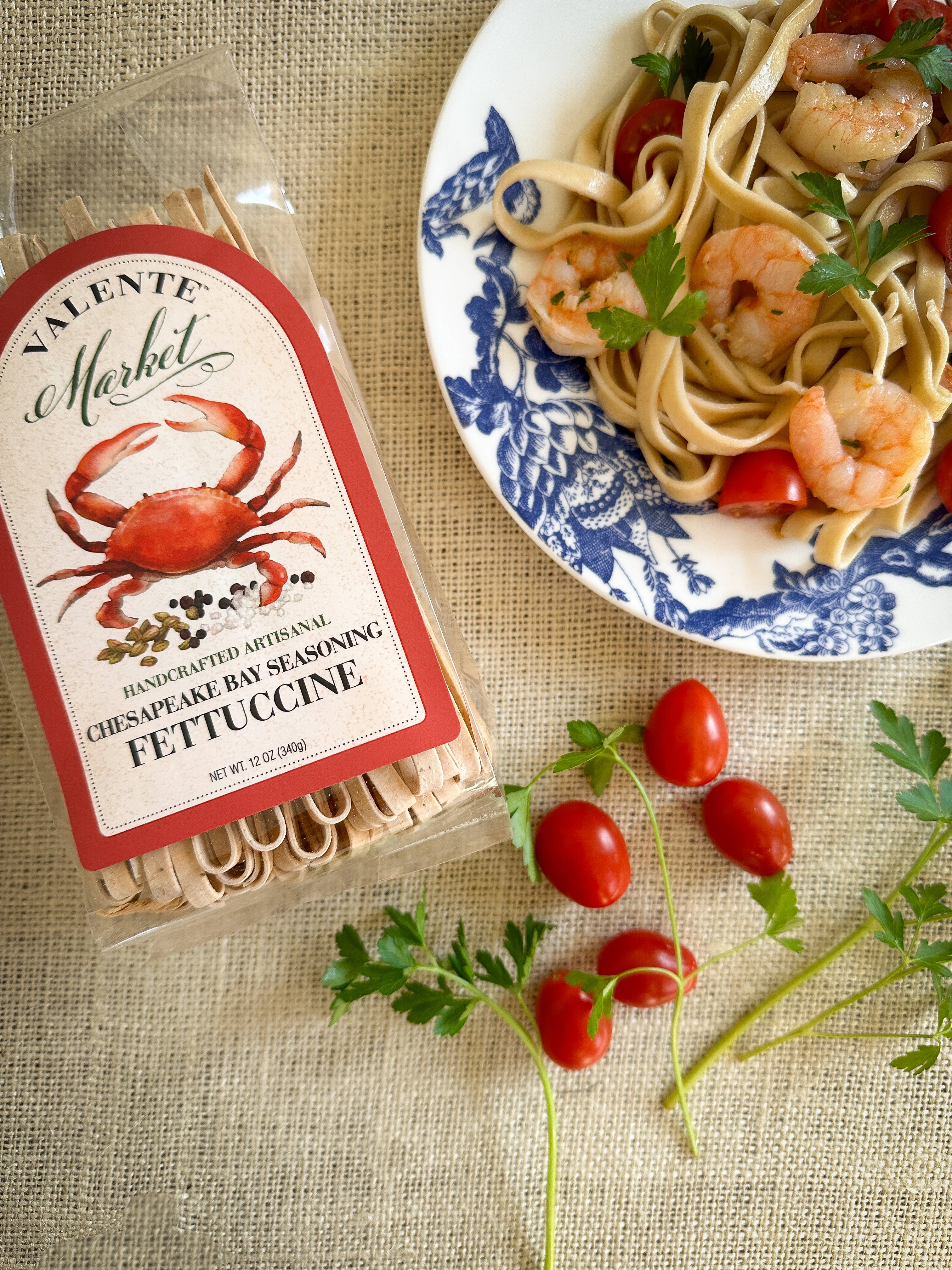 Valente Pasta - Wholesale Pasta - Chesapeake Bay Seasoning Linguine /Dry Specialty Pasta5