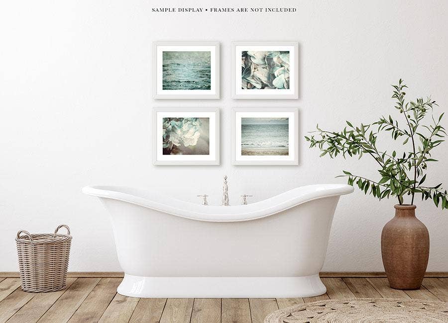 Lisa Russo Fine Art - Wholesale Gallery Wall Set - Blue Coastal & Floral| Art Prints Set of 41