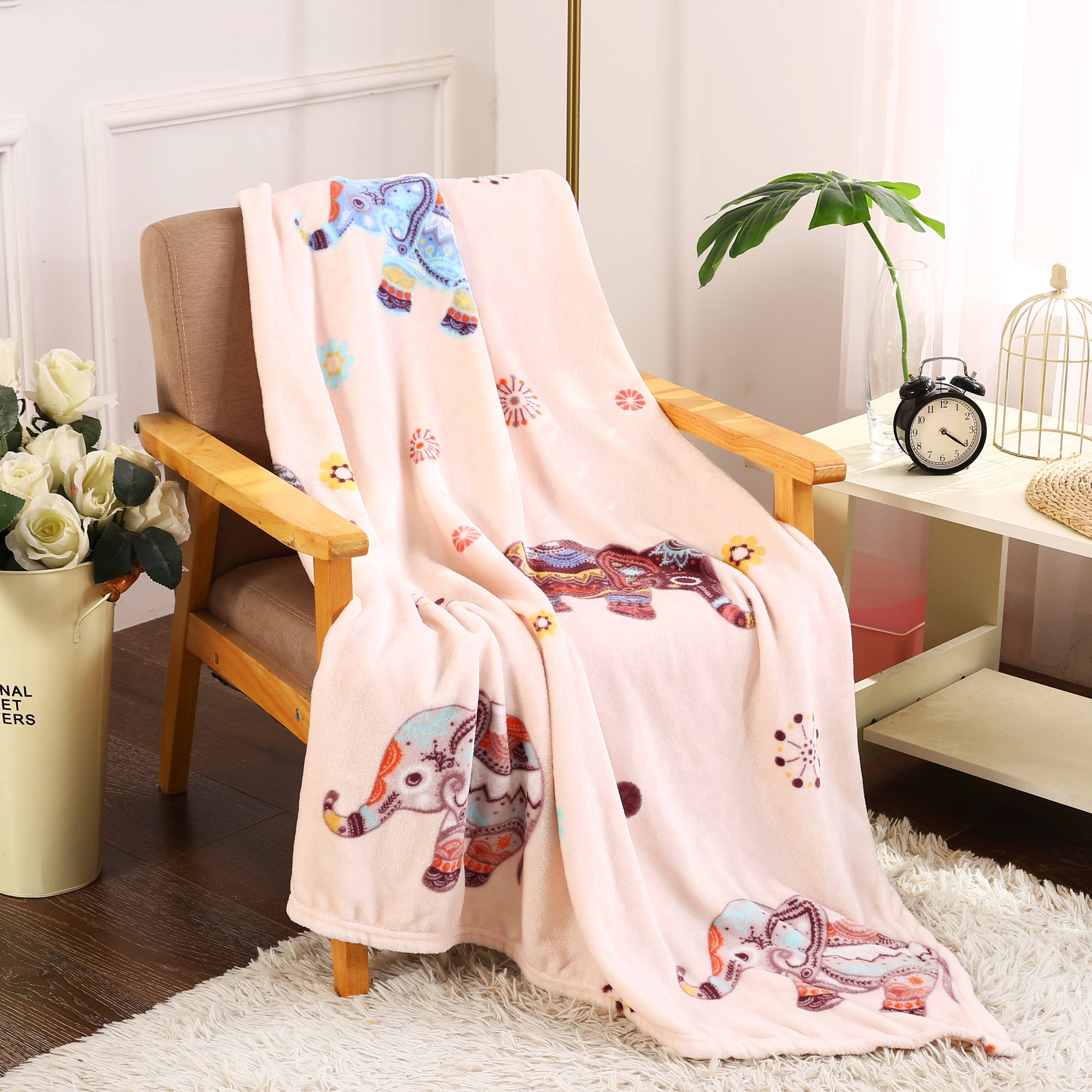 Infinite Basics - Wholesale Throw Blanket - Christmas Blanket Cozy Festive Holiday Throw Blanket 50" x 60"36