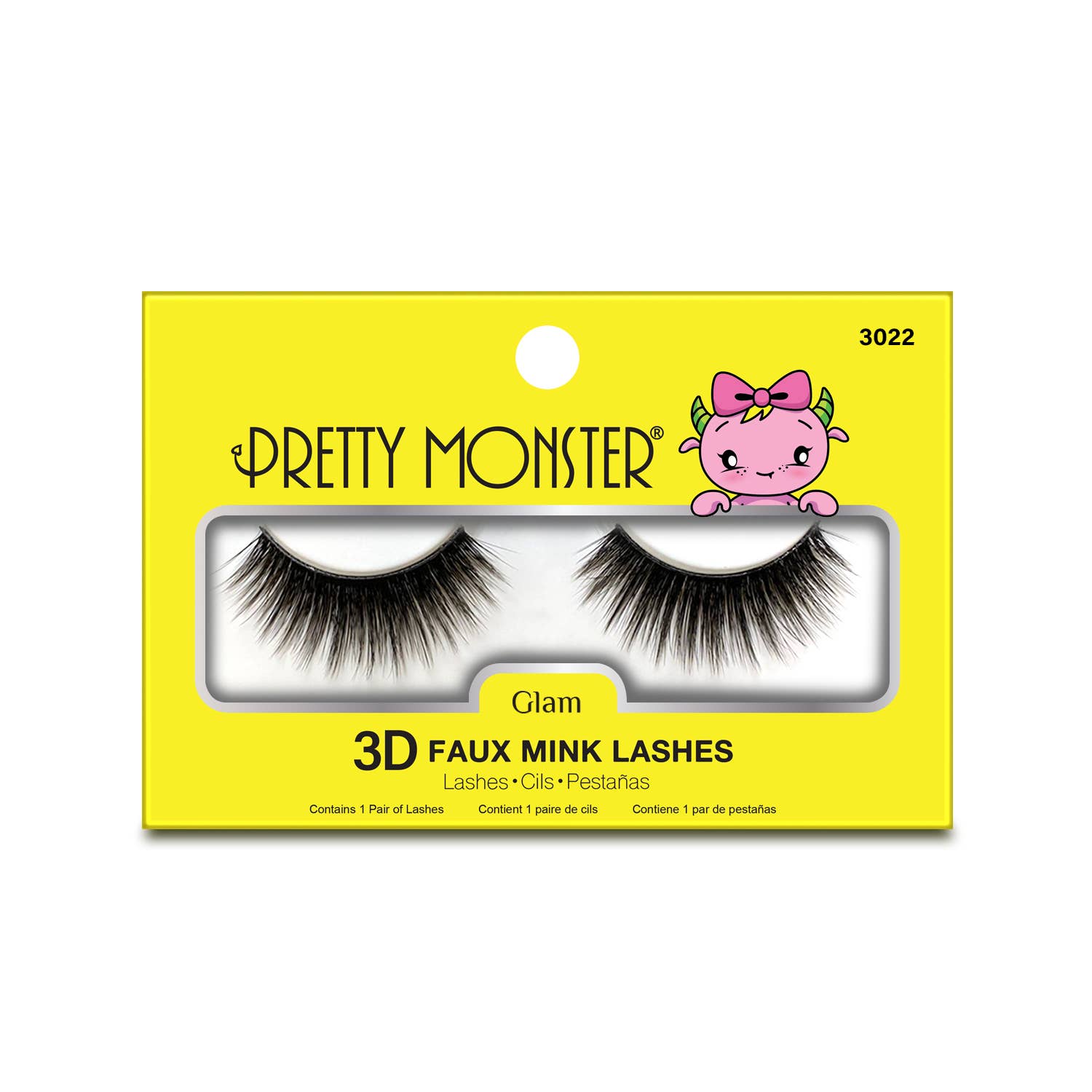 Rude Cosmetics – wholesale False/fake eyelashes – Pretty Monster Lashes Tabletop Display Set B, 108 pcs24