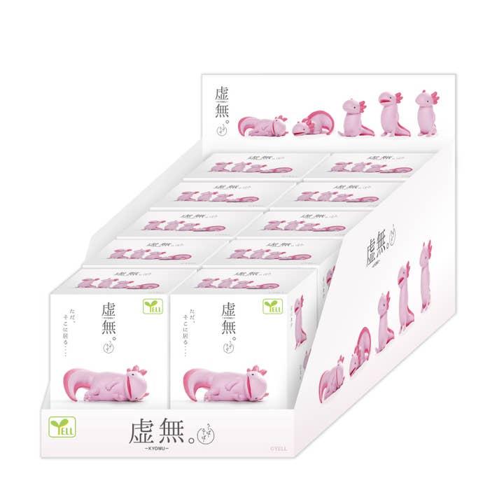 Hakubundo - Wholesale Decorative Figurine - 【JAPANESE BLIND BOX】FEEL NOTHING AXOLOTL BLIND BOX3