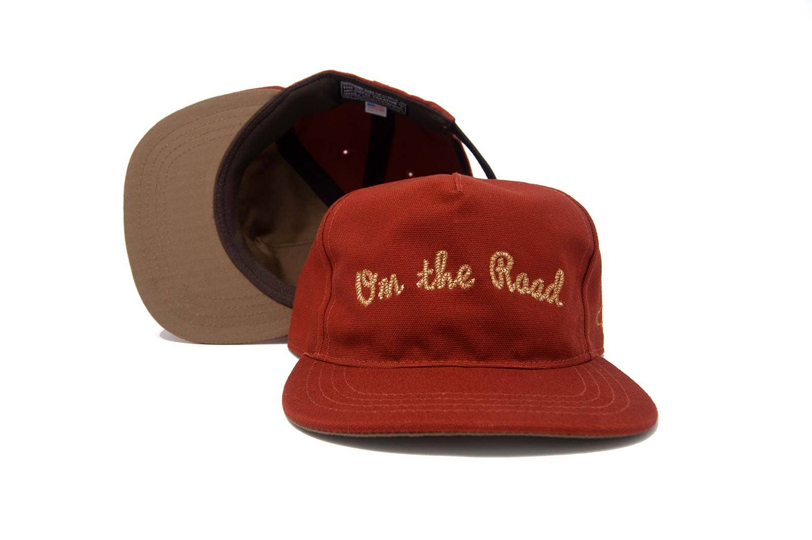 The Ampal Creative - Wholesale Flat Brim Cap - Unisex - On The Road III - Canvas1