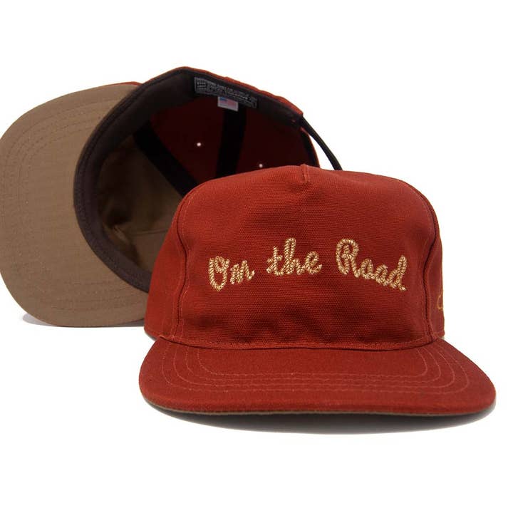The Ampal Creative - Wholesale Flat Brim Cap - Unisex - On The Road III - Canvas1