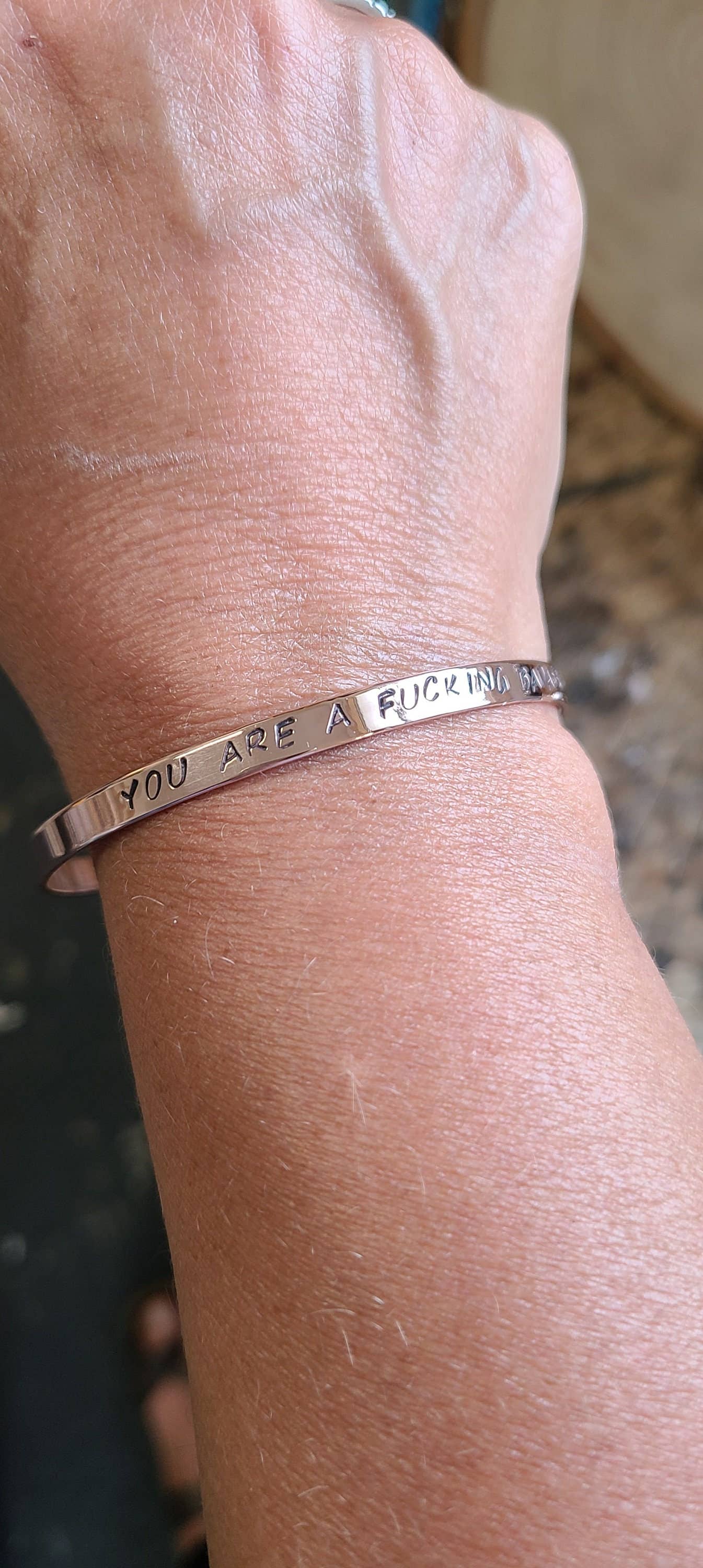 Silver Lining Studio – wholesale Cuff bracelet – Gold Stackable Bangle Bracelet in Copper or Brass1