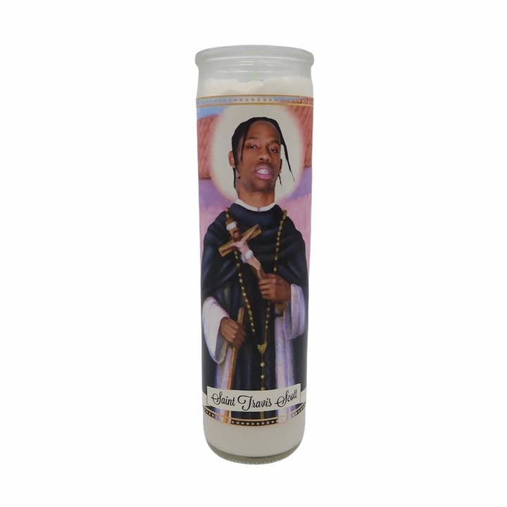 Vela de Santo de Oração Devocional Travis Scott por atacado de The Luminary and Co.