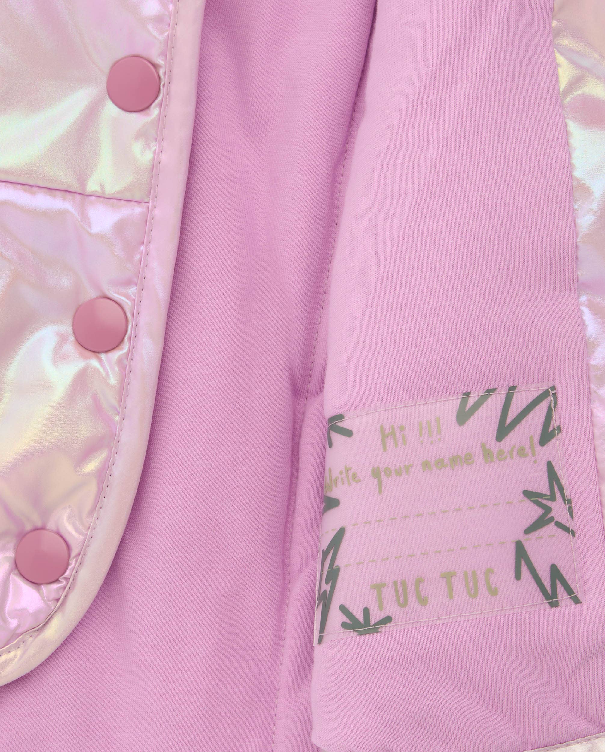 tuc tuc - Wholesale Parka - Kids - Bright pink hooded girl's parka3