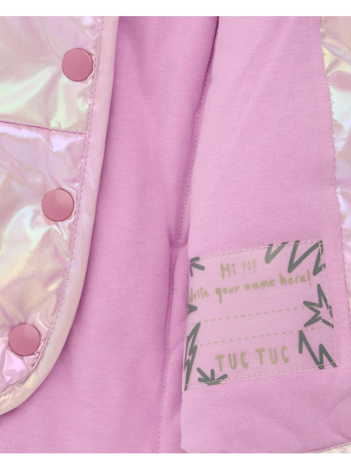 tuc tuc - Wholesale Parka - Kids - Bright pink hooded girl's parka3