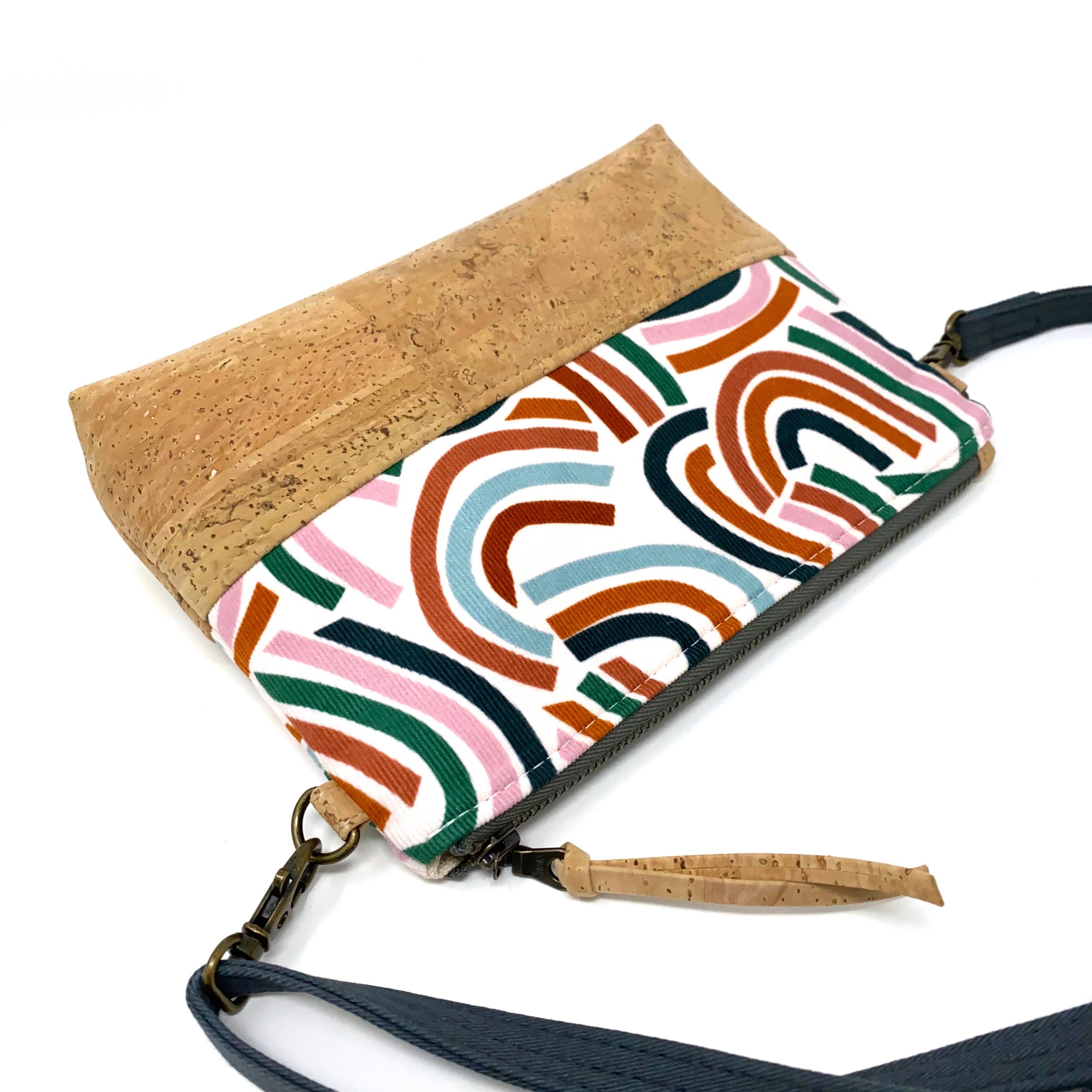 mmb by hand - Wholesale Crossbody Bag - Women's - Organic and Cork Mini Crossbody - Sky Show2