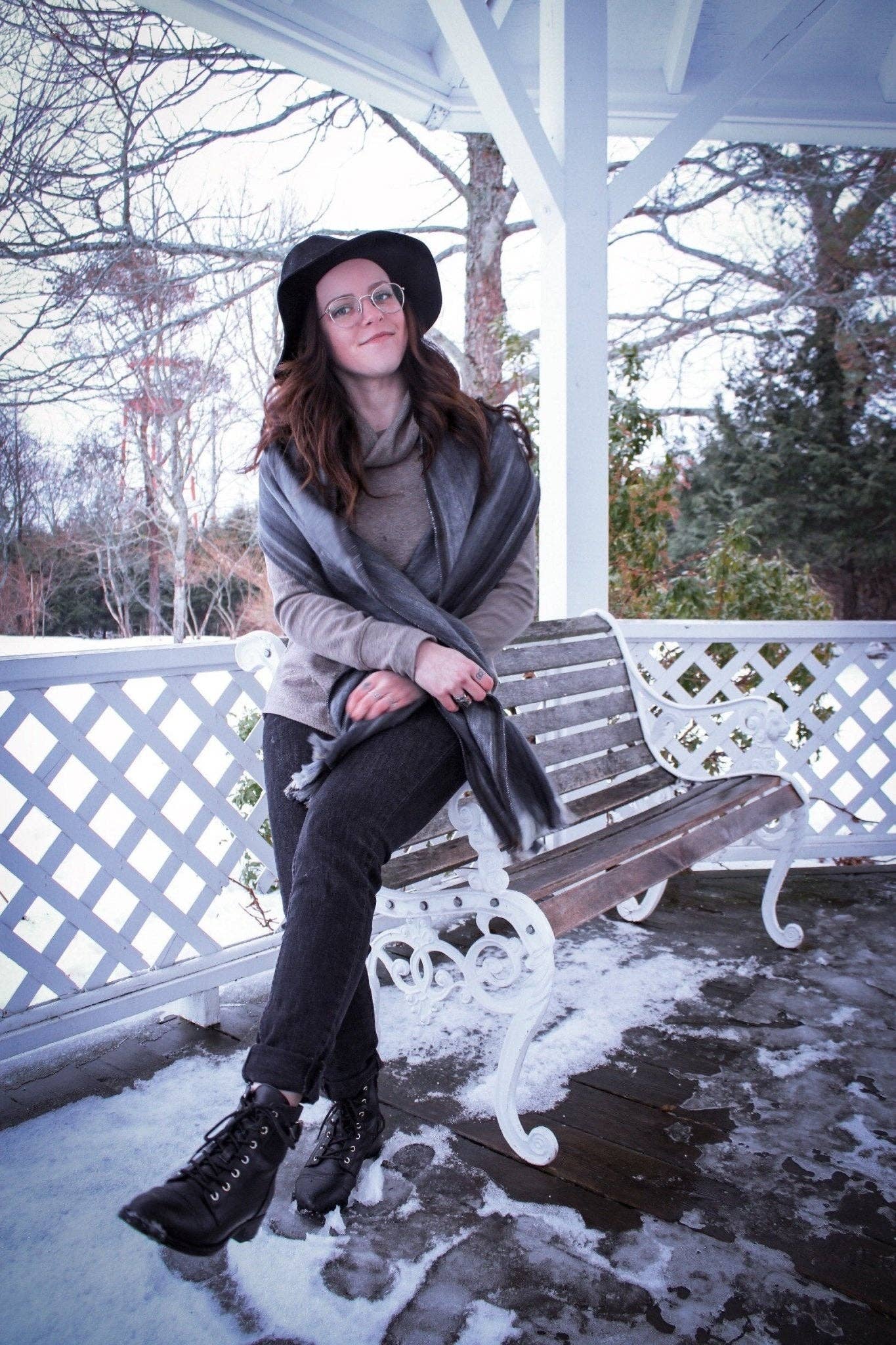 Meraki Movement - Wholesale Scarf - Unisex - Paris Evening Alpaca Scarf4