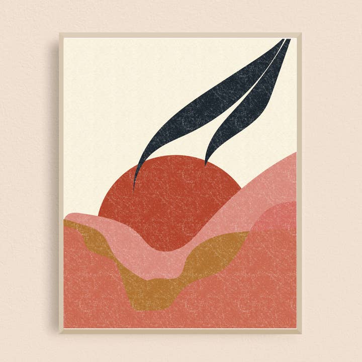 Desert Wave Kunstdruck für den Großhandel von Black Lab Studio