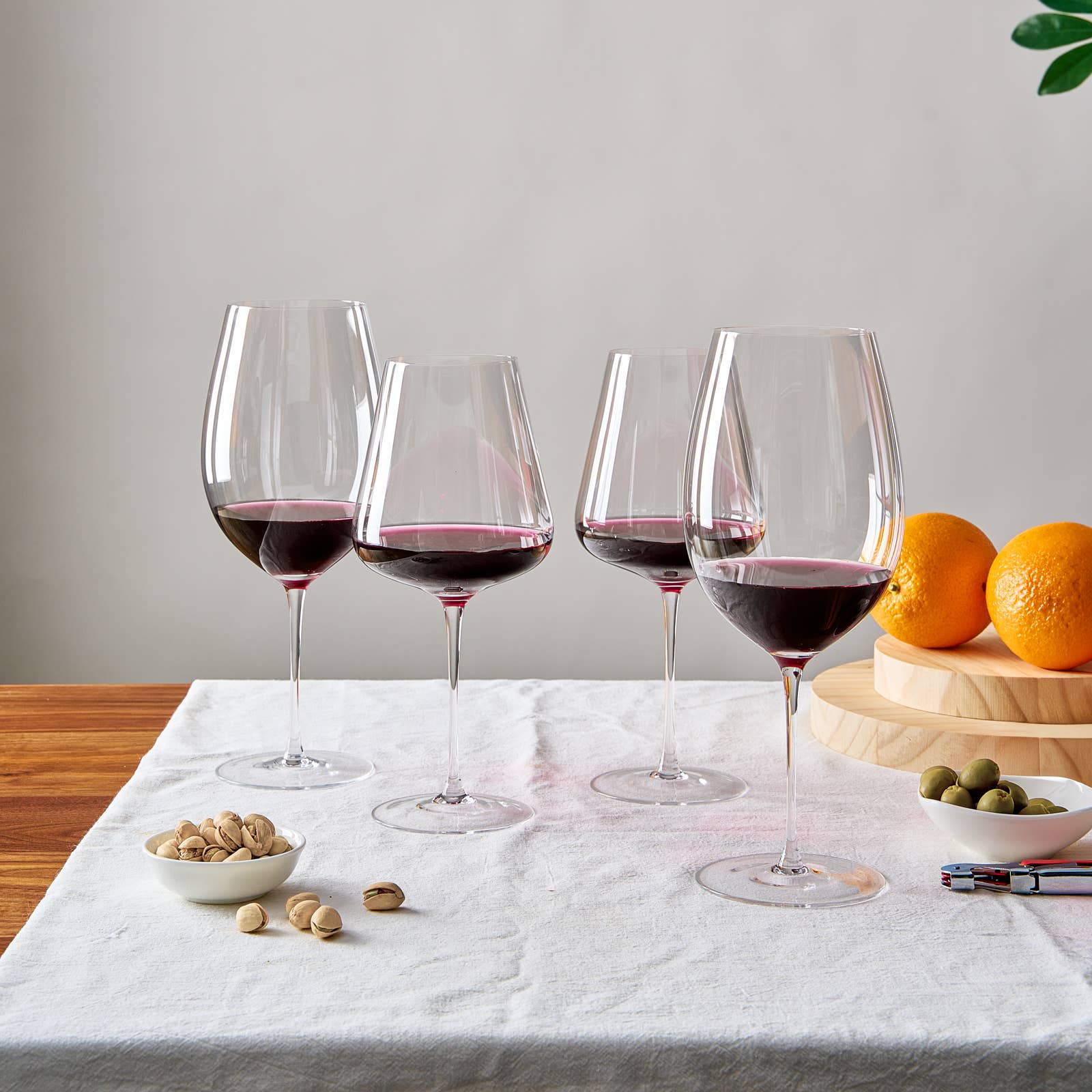 The Wine Savant /  Khen Glassware - Wholesale Wine Glass - Cabernet Sauvignon Crystal Wine Glass | Set of 2 | 25 OZ2