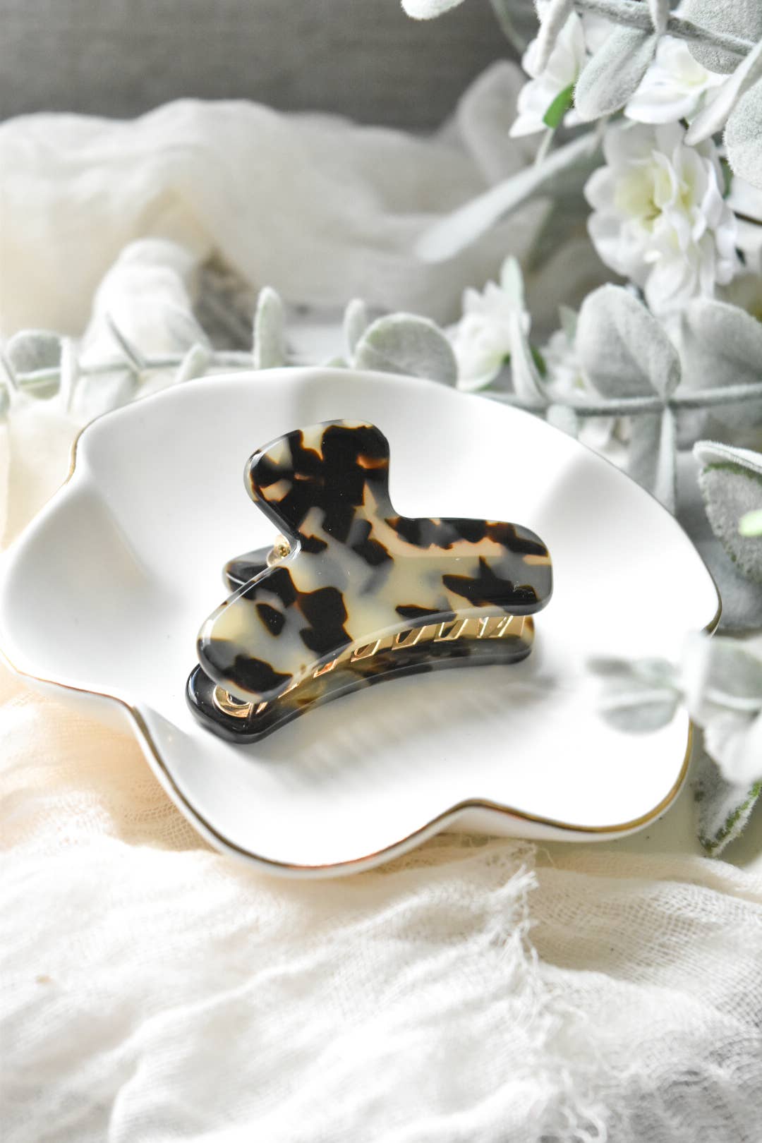 Fenna&Fei - Wholesale Hair Clip - Women's - Mini French Claw in Everyday Collection | Tortoise Shell Acetate Claw2