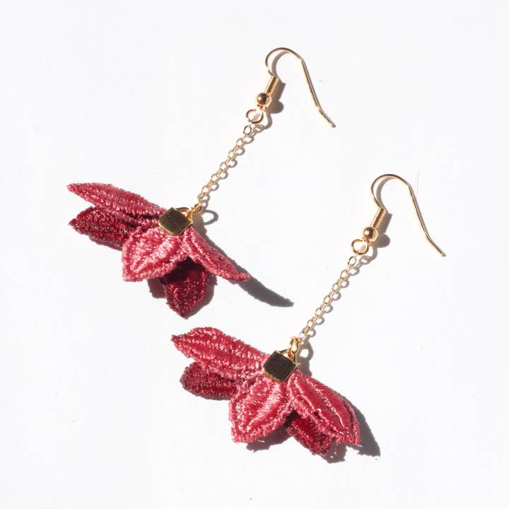 Petalum long earrings for wholesale by This Ilk