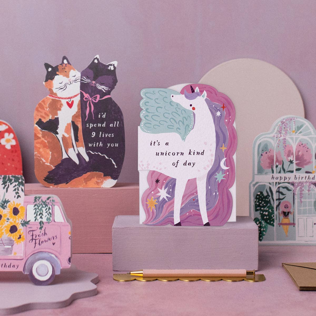 Sister Paper Co. - Wholesale Birthday Card - Unicorn Birthday Card | Kids Birthday Card | Childrens Cards2