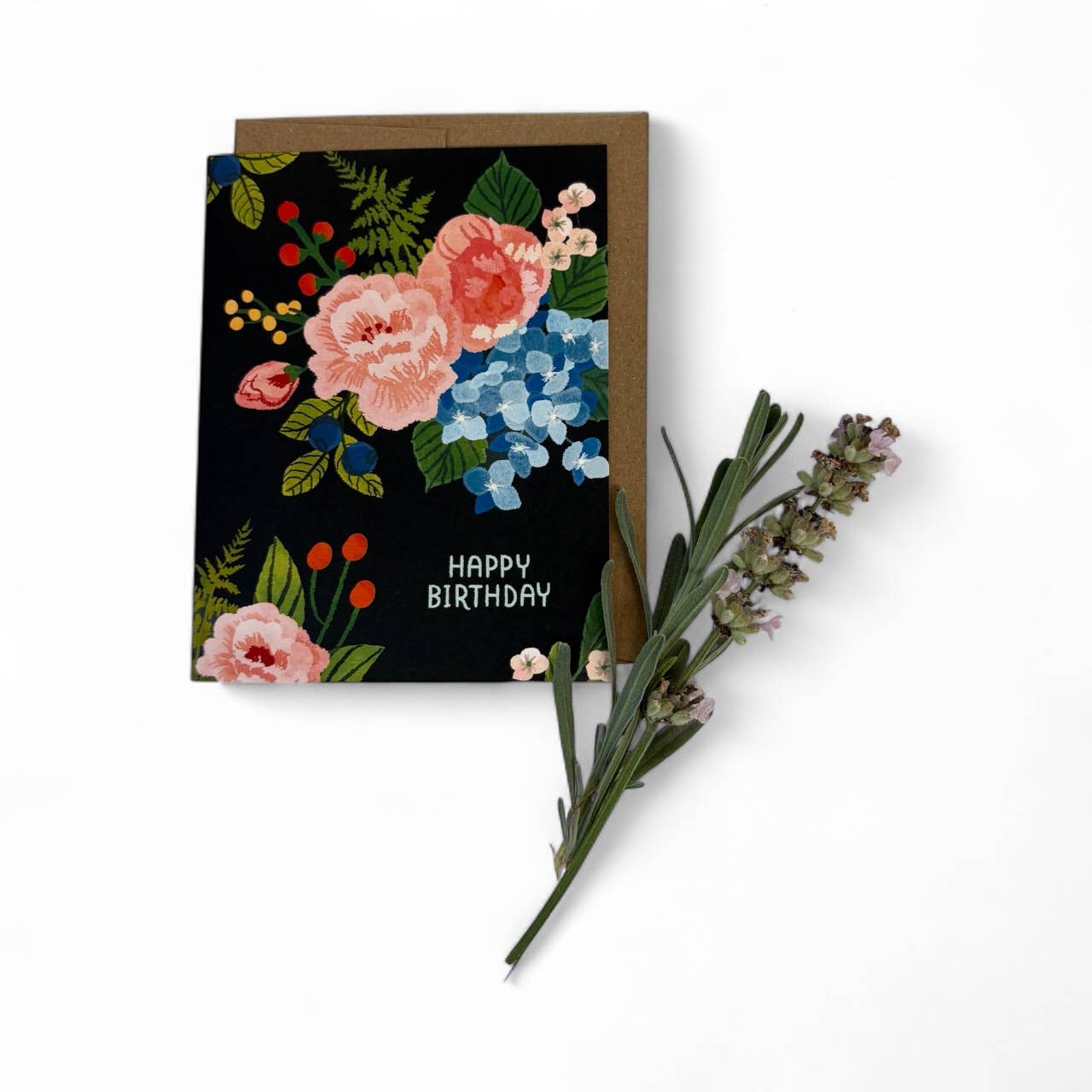 Wild Optimist - Wholesale Birthday Card - Woodland Floral Birthday Greeting Card1