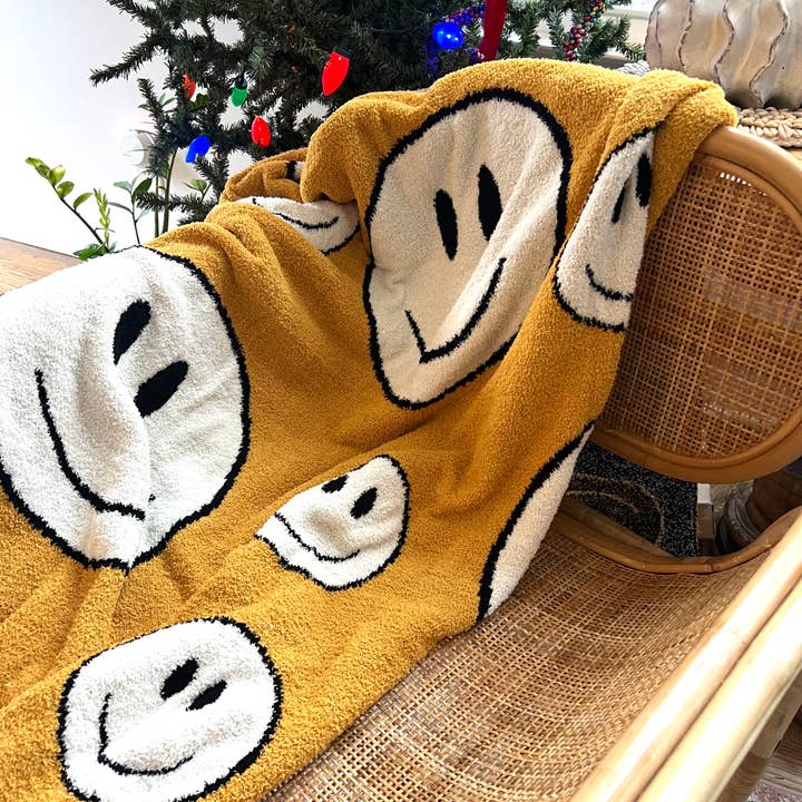 Couverture Smiley *Noël pour la vente par Karli Buxton