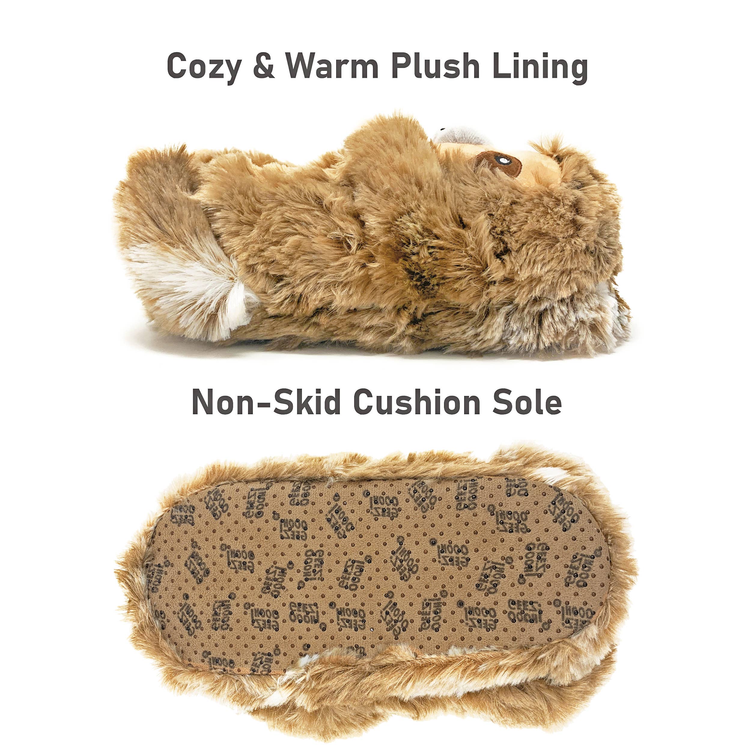 Oooh Yeah/Sock It Up/Oooh Geez Slippers – Engroshandel Slippers - Dame – Dusty the Sloth | Sjove fluffy dyrehjemmesko til kvinder5