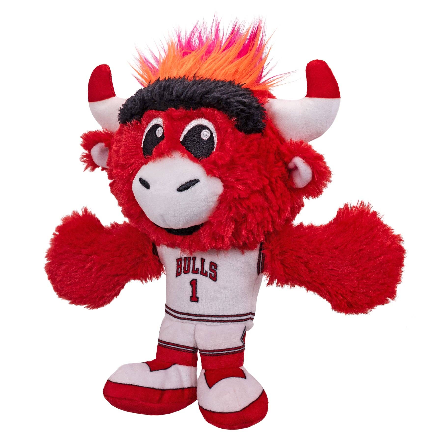 Uncanny Brands - Vente Peluche – enfant et bébé - Peluches assis Kuricha Mascotte Benny des Chicago Bulls par Bleacher Creatures2