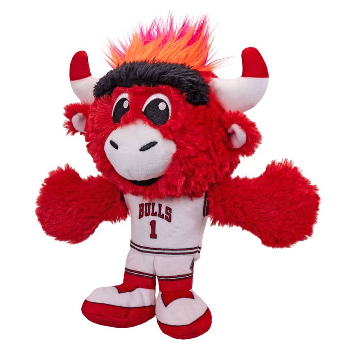 Uncanny Brands - Vente Peluche – enfant et bébé - Peluches assis Kuricha Mascotte Benny des Chicago Bulls par Bleacher Creatures2
