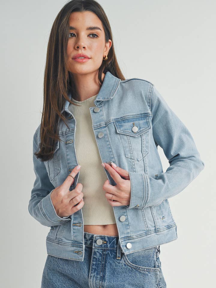 JA215 - LT - La veste à coupe classique pour la vente par Just USA Jeans