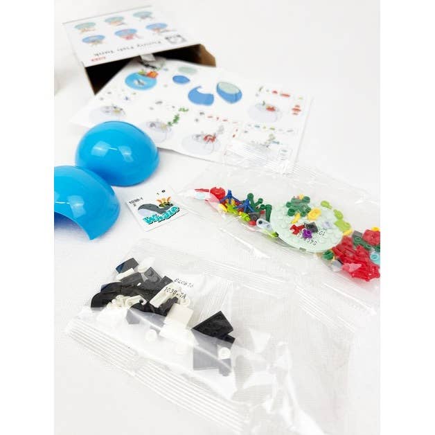 Assorted Color Block Toy Fish Tank Assembly Toy for wholesale on Faire1