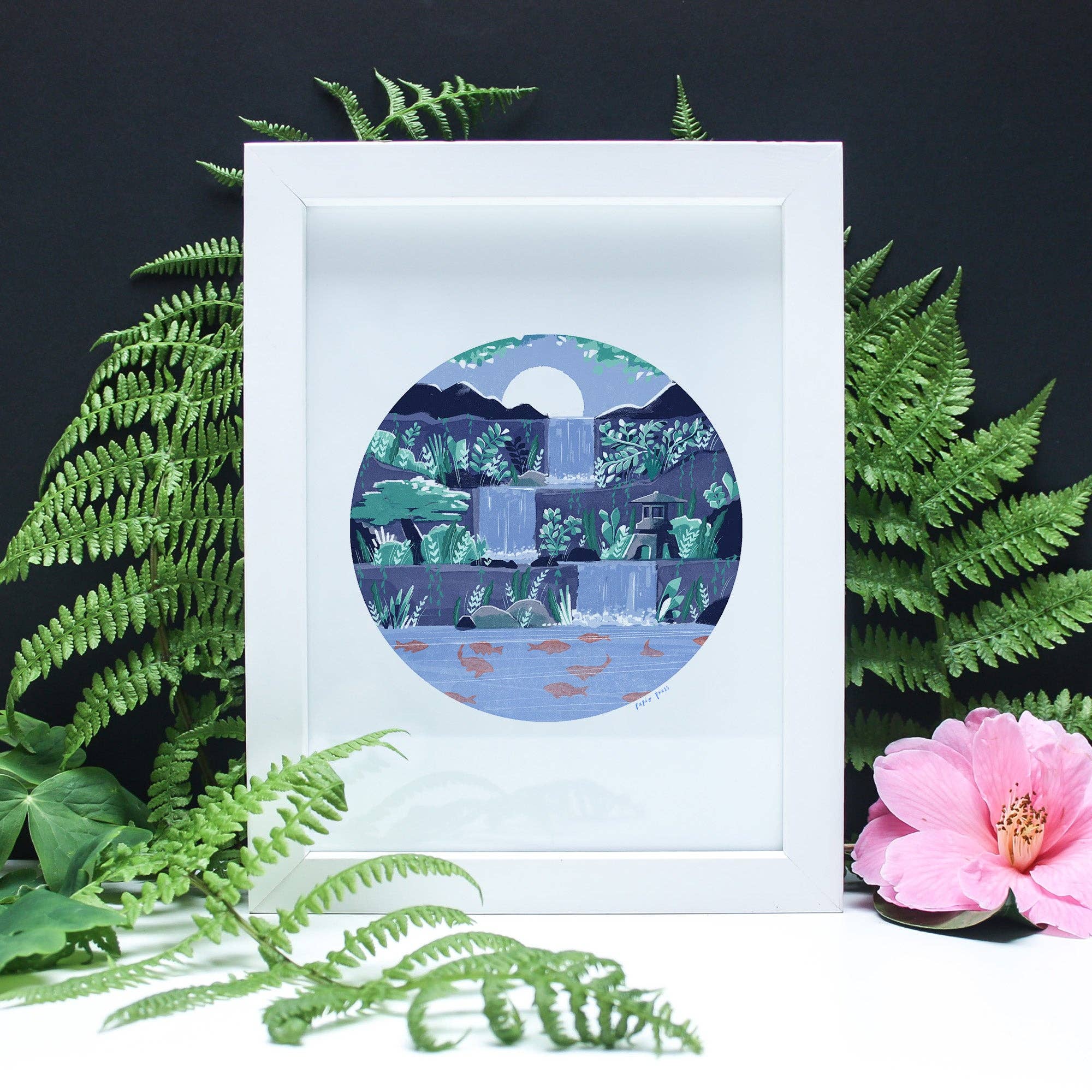 Papio Press - Wholesale Art Print - Koi Pond Artists Print Wall Art2