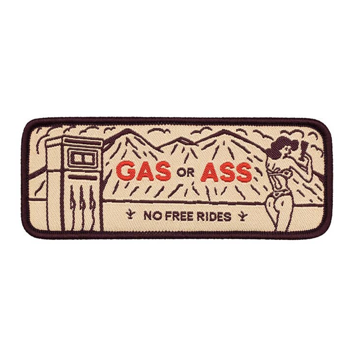 Gas or Ass - Motorcycle Patch for wholesale by Moto Loot