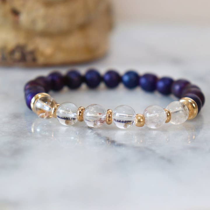 Alora Boutique Inc. - Wholesale Beaded Bracelet - Hematite/Aventurine Bracelets (Assortment) - Calm and Discipline5