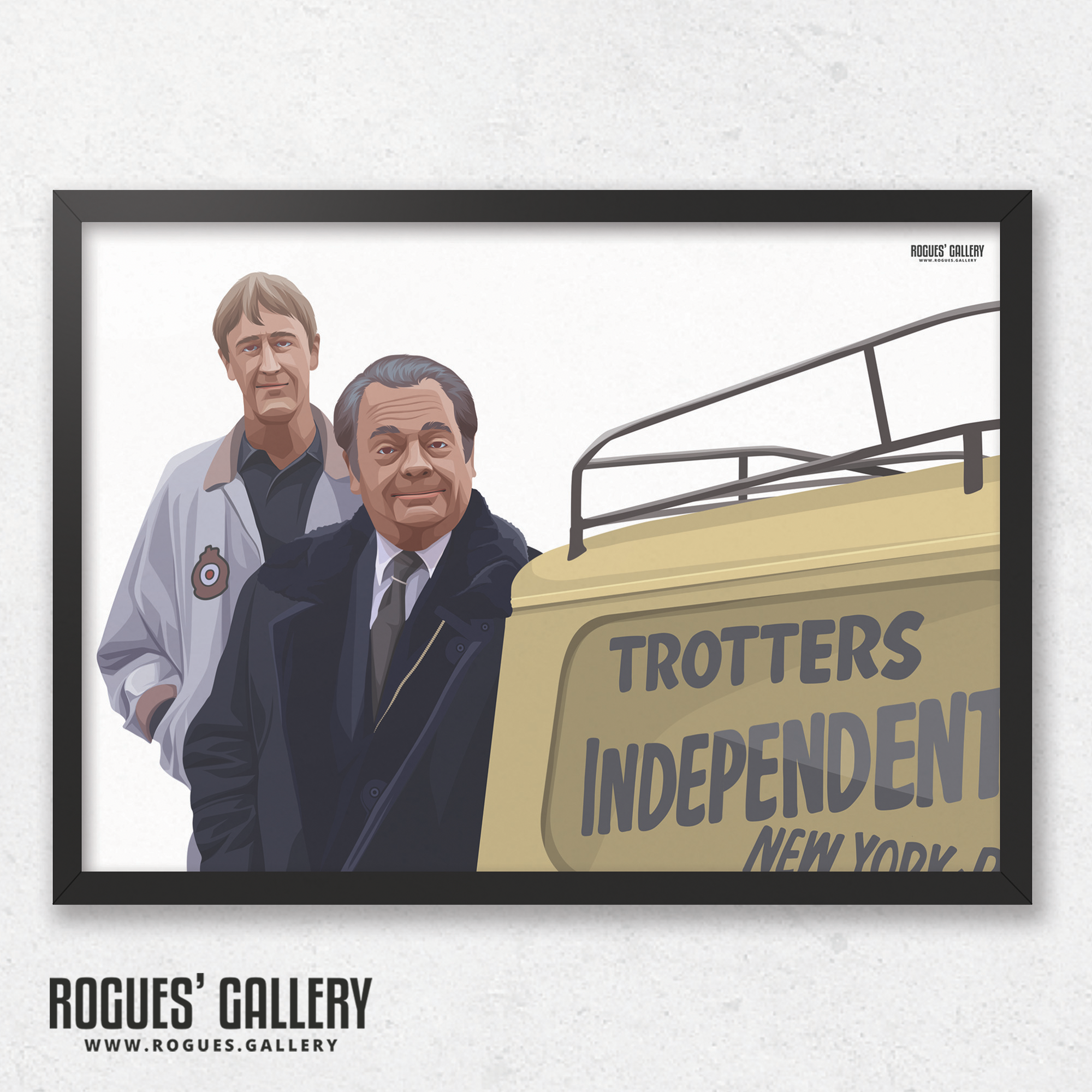 Rogues' Gallery – wholesale Art print – Trotter's Independent Traders: Only Fools & Horses0