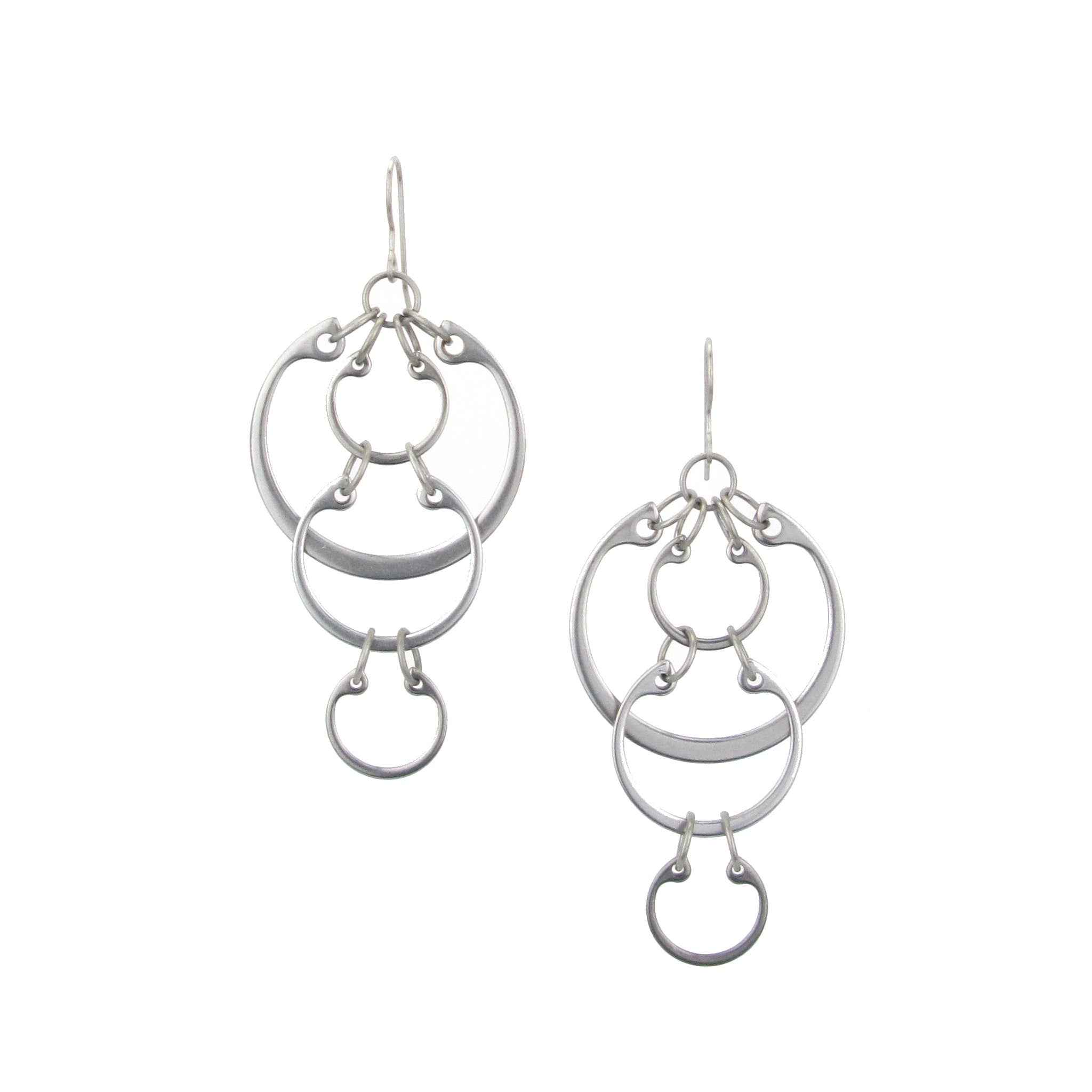 Wraptillion - Wholesale Dangle Earrings - Cascading Circles Earrings (Large)2
