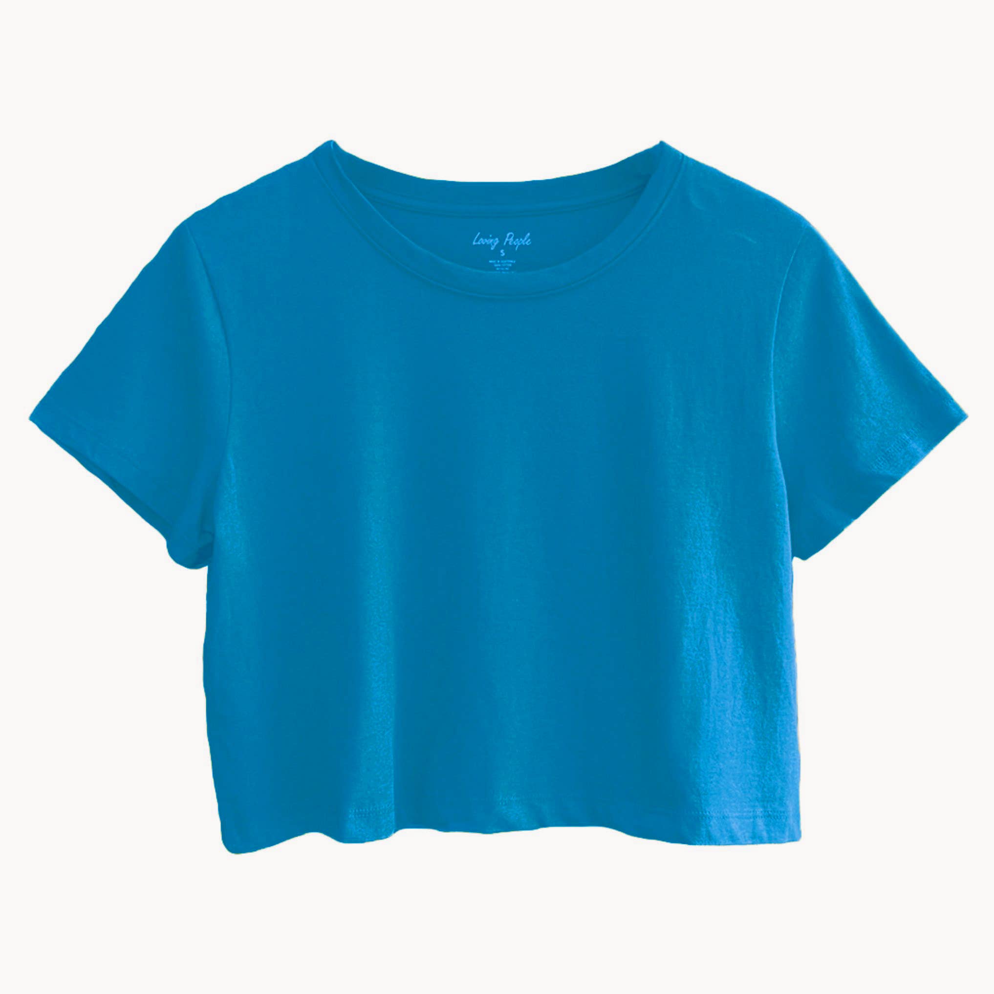 LOVING PEOPLE - Wholesale T-Shirt - Women's - Premium Crop Tees (Blues)6