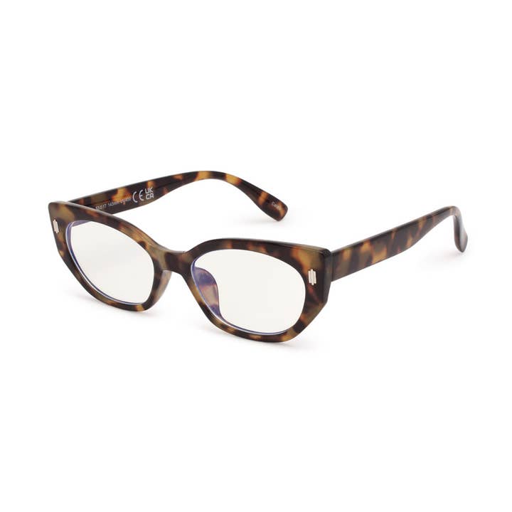 Tortoise Cat-Eye Blue Light Glasses for wholesale by V by Vye Eyewear