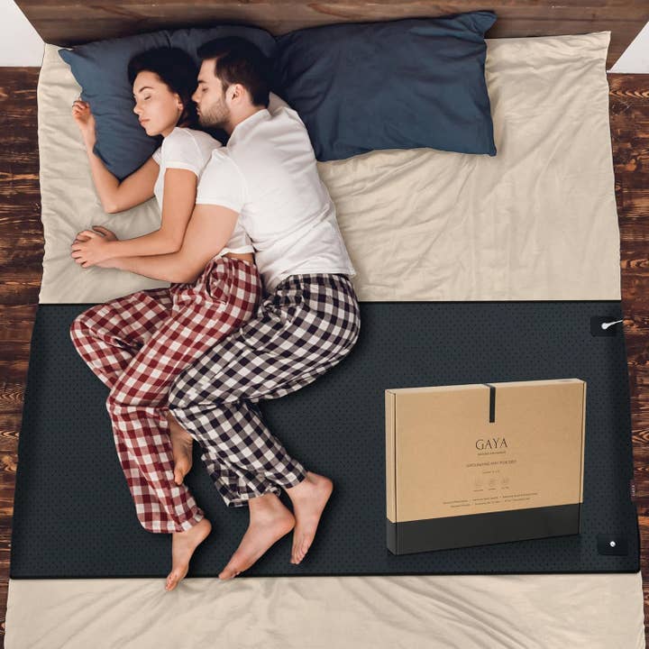 GAYA - Wholesale Bed Runner - King, Queen, Full Leather Sleep Improving Grounding Mat